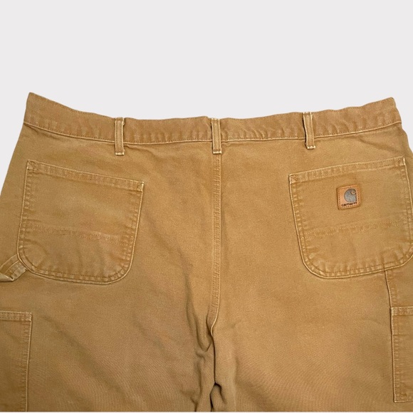 Carhartt - Loose Fit Washed Duck Utility Work Pant - Brown - 44x32 - Picture 5 of 7